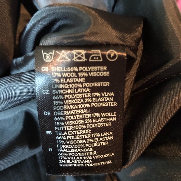 H&M Black Tailored Dress, Women’s 10 - Picture 8 of 8